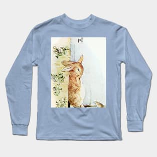 Peter Asks a Mouse the Way to the Gate - Beatrix Potter Long Sleeve T-Shirt